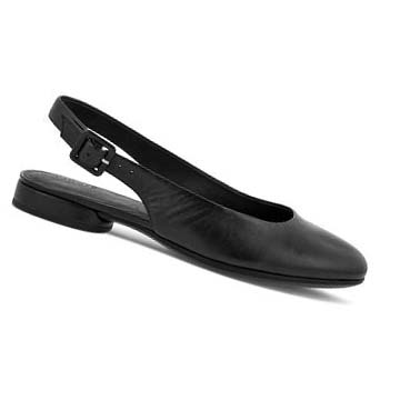 Ballerine Ecco Anine Brides-back Femme Noir | FR 6UZG